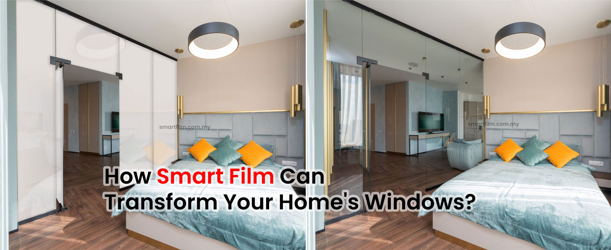 Smart Film at Home Window